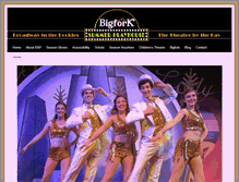 Tablet Screenshot of bigforksummerplayhouse.com